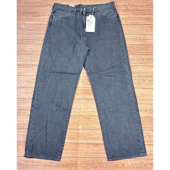 Levis Wellthread Stay Loose Jeans W36 L32 Organic Cotton Gray Sustainable Denim - Picture 1 of 16